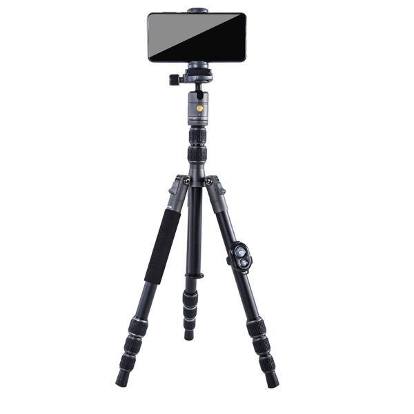 VEO 3 GO 204AB Aluminum Tripod / Monopod with Ball Head, Bluetooth Remote, SPC - Image 5