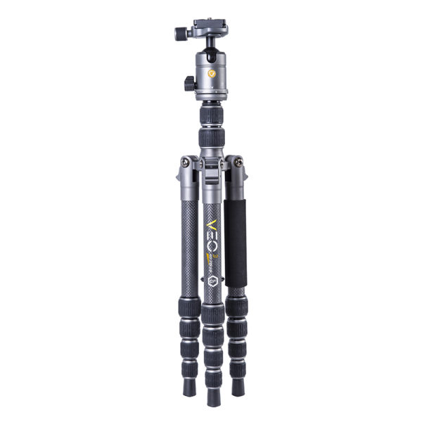 VEO 3 GO 235CB Carbon Fiber Tripod / Monopod with Ball Head, Bluetooth Remote, SPC - Image 5