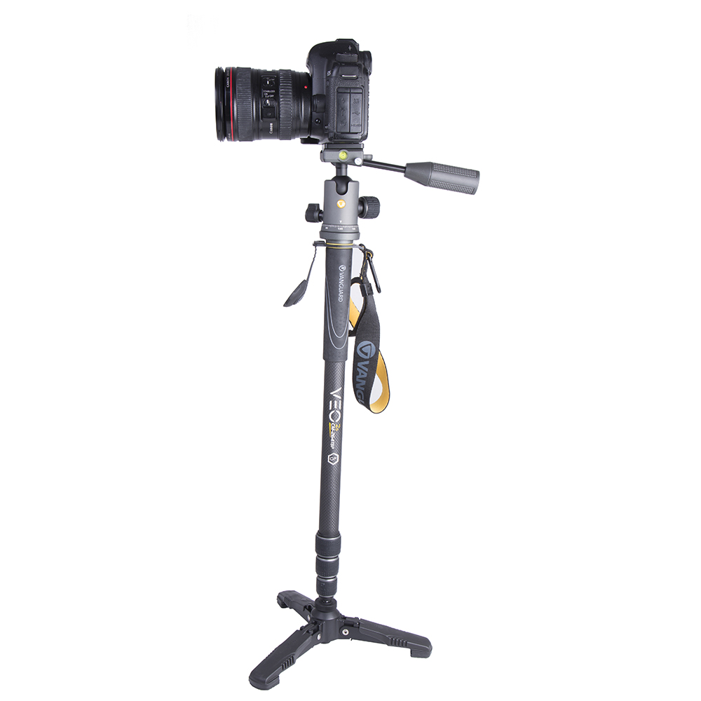 VEO 2S CM-264TBP Carbon Fiber Monopod with VEO 2 BP-120 Ball