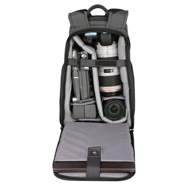 VEO ADAPTOR R44 Black Camera Backpack w/ USB Port - Rear Access - Image 9
