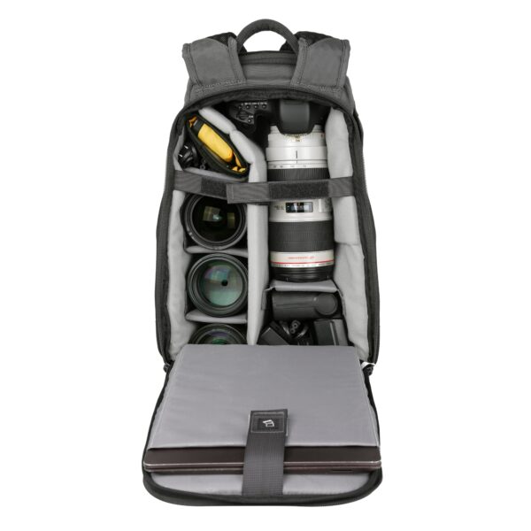 VEO ADAPTOR R44 Black Camera Backpack w/ USB Port - Rear Access - Image 7