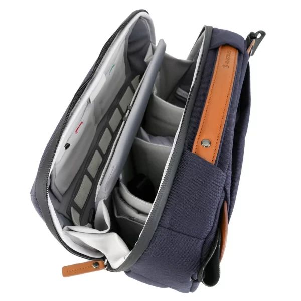 VEO CITY CB29 NV - CROSSBODY CAMERA BAG - NAVY BLUE - Image 8