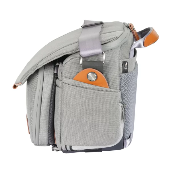 VEO CITY S30 CAMERA SHOULDER BAG W/ POUCH - GRAY - Image 4