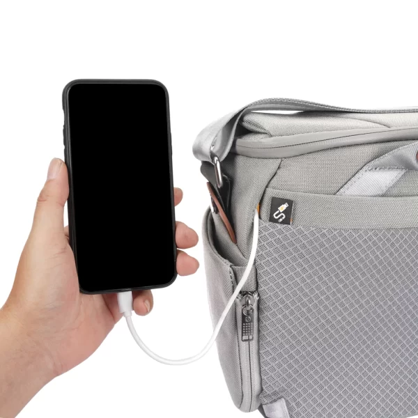 VEO CITY S30 CAMERA SHOULDER BAG W/ POUCH - GRAY - Image 10